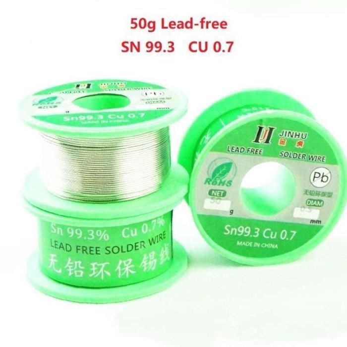 Fil à Souder électrique – 100 G – Diamètre 0,5 Mm – Pour Réparations électroniques