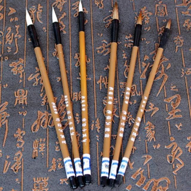 Lot De 3 Pinceaux Calligraphie Chinoise - Professionnels Pour Débutants Et Artistes