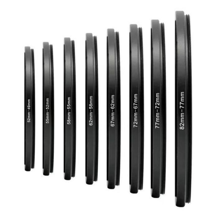49 mm Adaptateur Filtre 52 mm Adaptateur Step-Down 52-49 49 mm Adaptateur Filtre 52 mm Adaptateur Step-Down 52-49