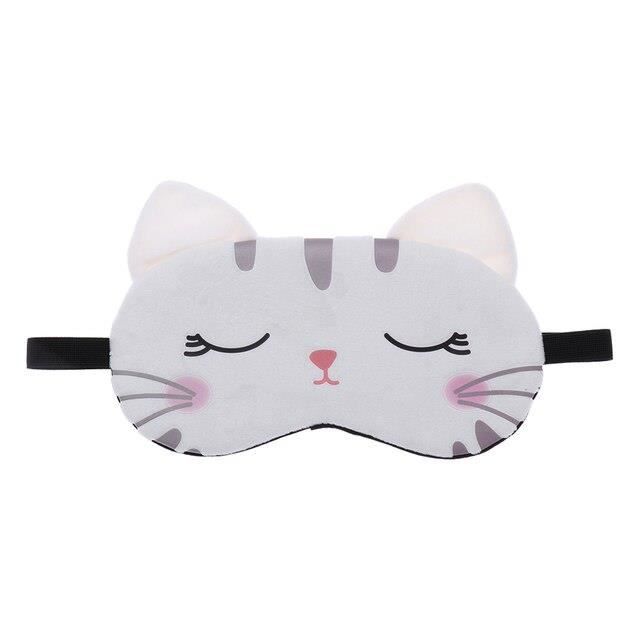 6 Masques De Nuit Animaux Mignons - Bandeaux Occultants Enfants/Adultes