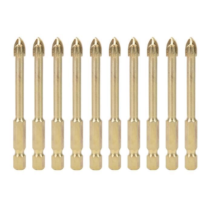 Mesee 7Pcs Forets Hélicoïdaux En Carbure De Tungstène 3-12mm Forets à
