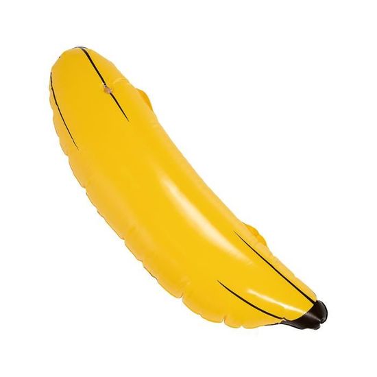 UILYNIU 3 Pièces Banane Gonflable, 64CM Gonflable Banane Piscine Flotteur PVC, Jouet Gonflable Pour Enfant Adulte Piscine Accessoires Plage D'été Décorations Carnaval Halloween Soirées à Thème (3PCS