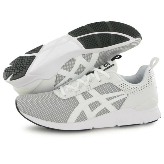 Asics Gel Lyte Runner blanc baskets mode homme Blanc Cdiscount Chaussures