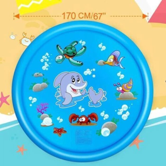 G 170cm - Tapis de jeu d'extérieur pour pelouse, plage, mer, Animal