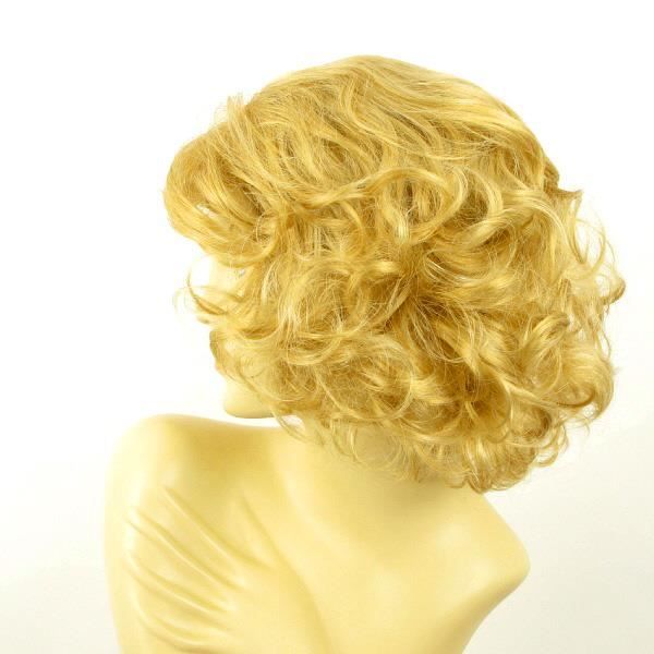 Perruque Femme Mi-longue Blonde Dorée CAMIE LG26 - Synthétique Bouclée - Neuve Avec étiquettes