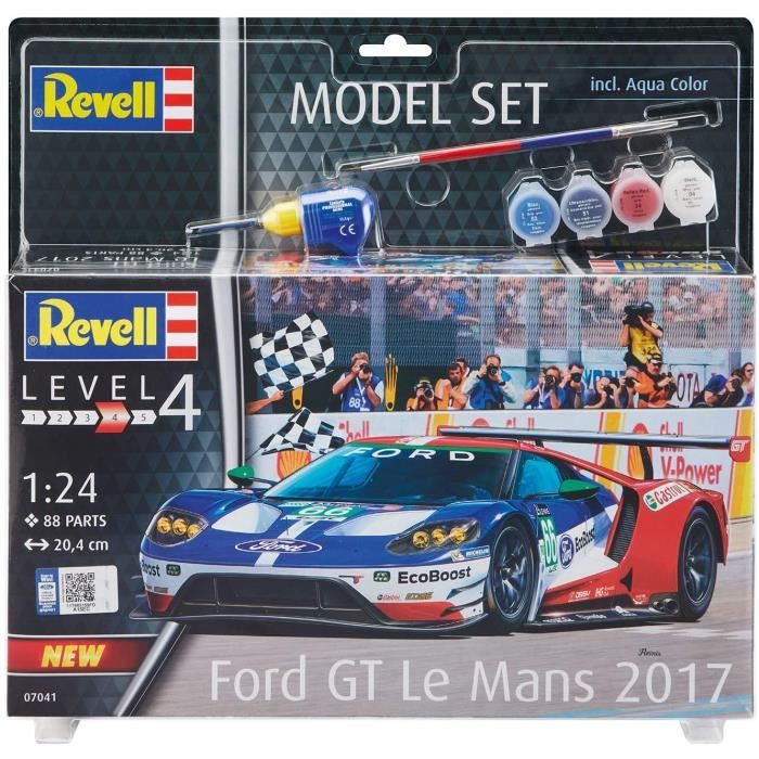 Maquette de mod lisme REVELL Ford GT 88 pi ces 24 h du