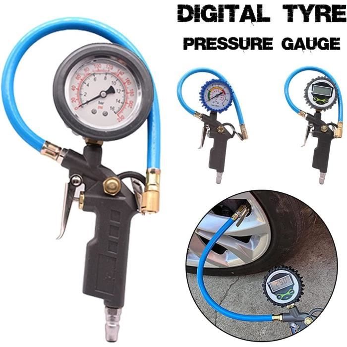 Embout Gonfleur Voiture Avec Verrouillage Rapide – Adaptateur Robuste En Cuivre Pour Pneus, Compatible Compresseurs Et Gonfleurs - 4