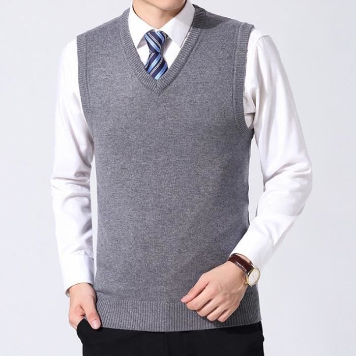 Tricot sans manche homme online