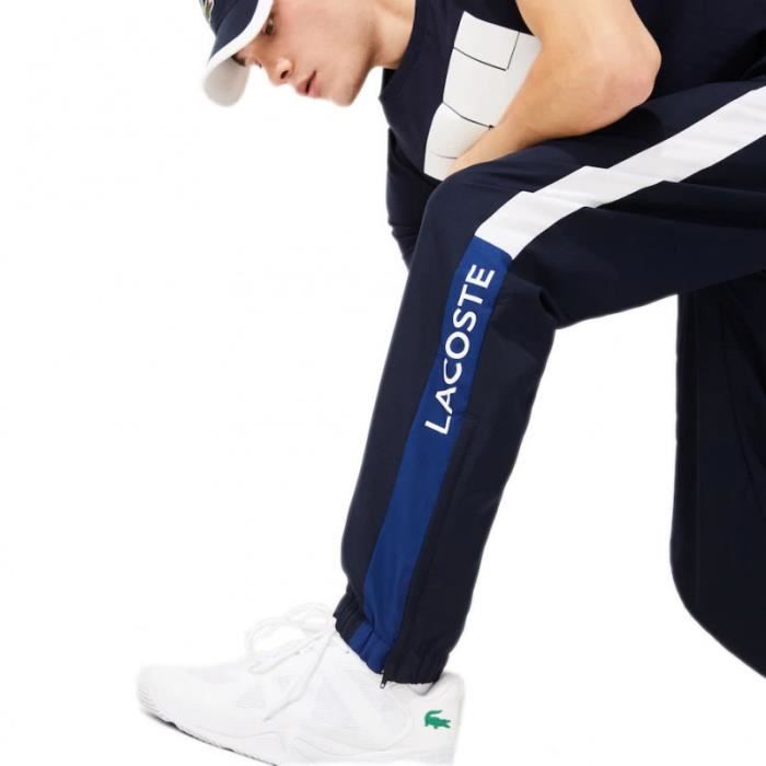 Survetement lacoste bleu jaune top