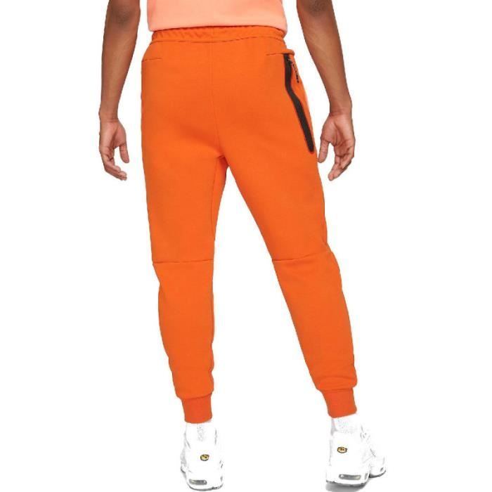Pantalon de survêtement Nike TECH FLEECE JOGGER - Homme - Orange - Fitness  - Coupe slim Orange - Cdiscount Sport