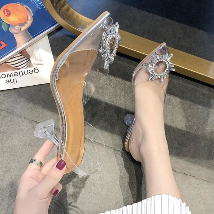 Escarpin transparent sales