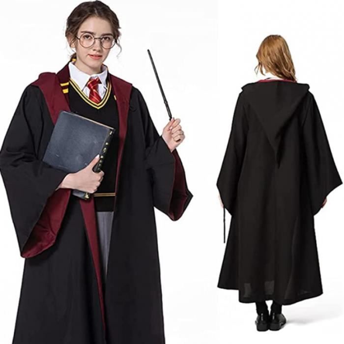 Costume de Magicien Uniforme Robe de Gryffondor Cape et cravate de Poudlard  Cravate Magicien Costume Garçons et Filles M - Cdiscount Jeux - Jouets