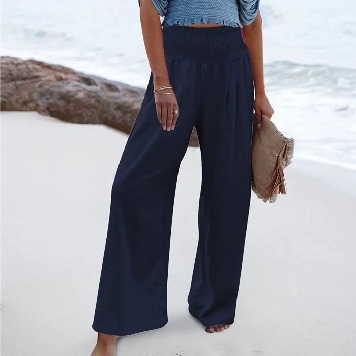 Pantalon femme coton léger 2025