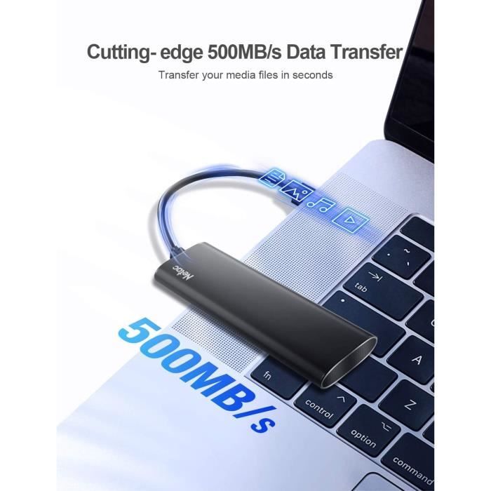 Disque SSD Externe - SAMSUNG - T5 EVO - 8To - USB Type C - USB 3.2 Gen1 -  Cdiscount Informatique