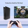 PS5 Façades de Protection Noir Plaque de Remplacement pour Disc Playstation 5, Noir Mat-2