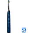 PHILIPS SONICARE HX6851/34 Brosse à dents électrique - Lot de 2 brosses à dents soniques - blanche et menthe / bleu marine-2