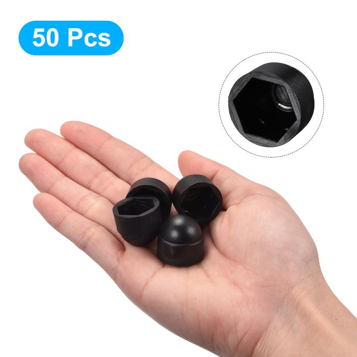 Lot De 10 Cache-écrous Pour Aires De Jeux – Capuchons De Sécurité En Plastique Orange – Protection Des Boulons Extérieurs – UV Résistant