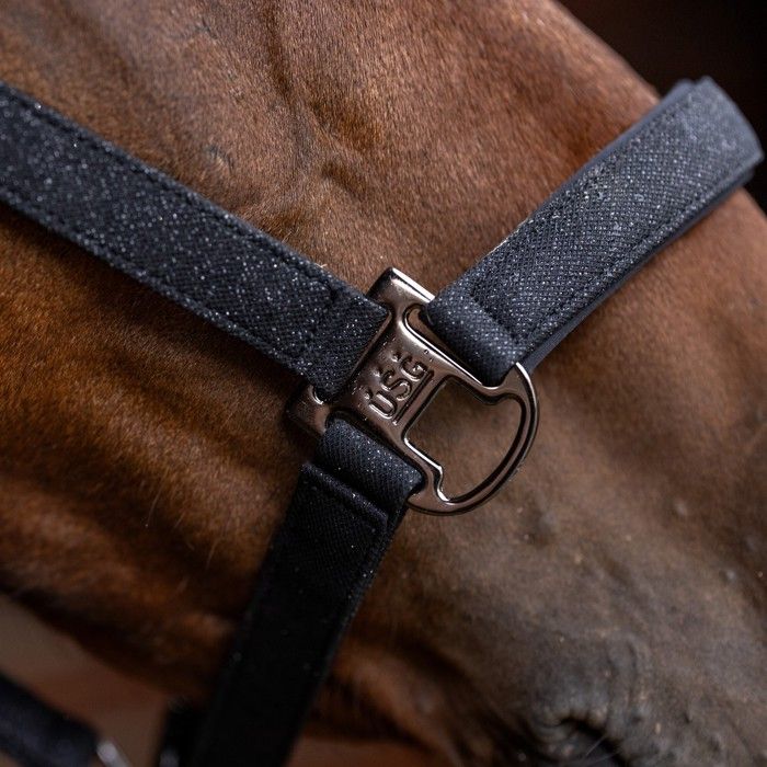 Pony, grigio: Gagnant en nylon lourd rembourré avec boucles en laiton