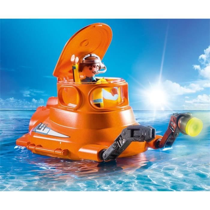 Véhicule-jouet aquatique STIM Big Adventures Sous-marin avec visionneuse  sous-marine, pulvérisateur d'eau et filet de criblag
