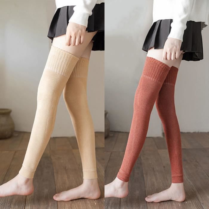 Leggings en laine tricotée femme online