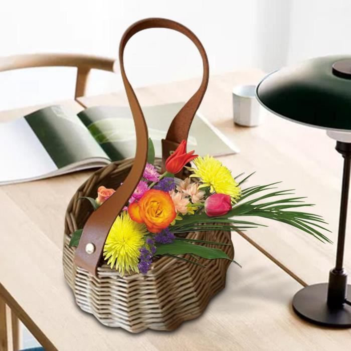 Panier de rangement en osier sac bandouli re femme pour articles