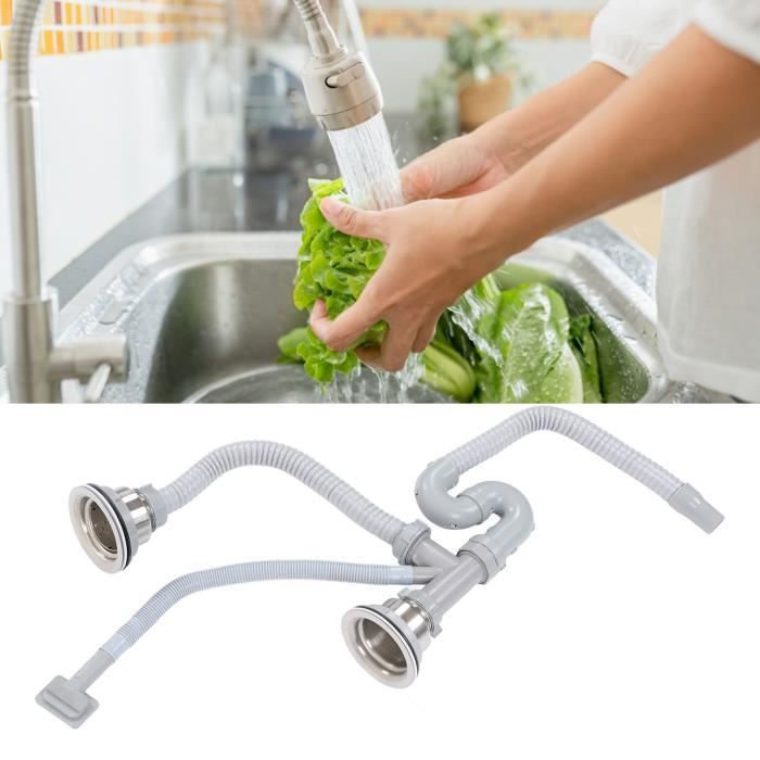TUYAU DE VIDANGE d'évier/tuyau de vidange d'extension en plastique