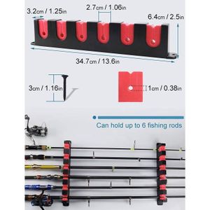 2 Supports De Canne à Pêche En Forme De U - Idéal Pour La Pêche à La Carpe Et à La Mouche