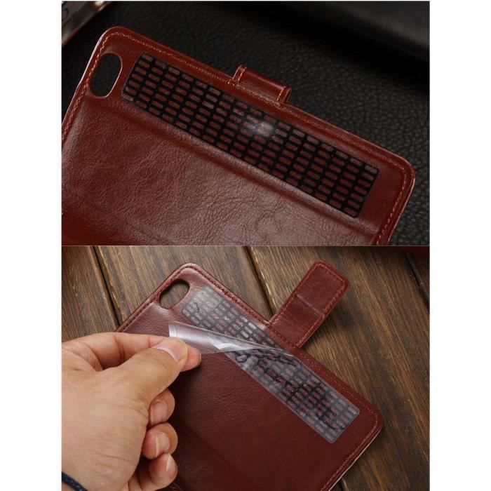 Coque antichoc en cuir pour Doro 1360 NOIR Cdiscount T l phonie