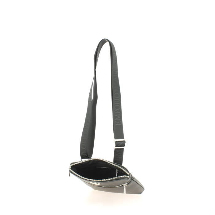 Sac bandouli re Emporio Armani Homme Noir Cdiscount Bagagerie
