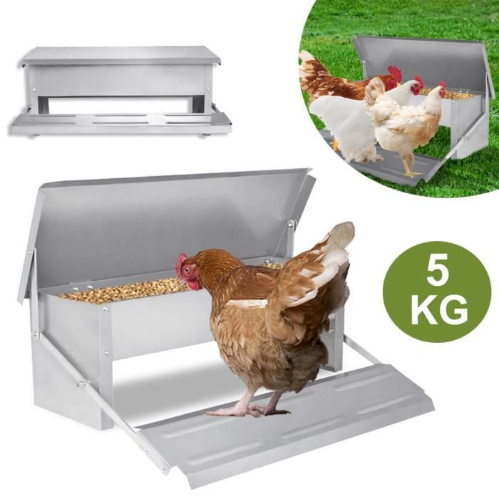 Mangeoire pour poules : grilles galvanisée 50 cm Compagnie Des Pet