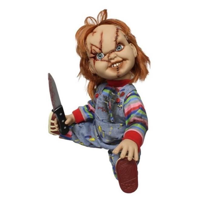 Poupée Chucky tueur parlante de 38 cm - HORRORSHOP - La Fiancée de Chucky -  11 points de mouvement - Cdiscount Jeux - Jouets