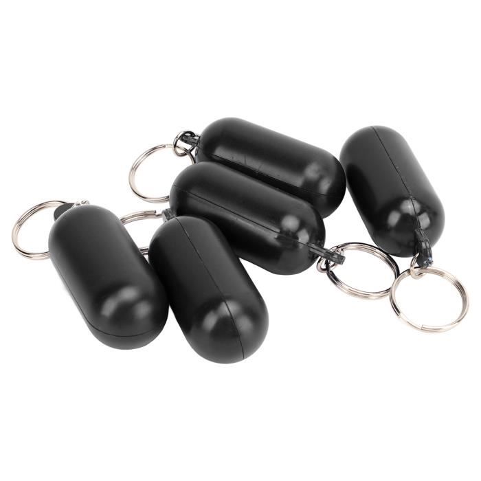 SEC 5pcs ABS porte - clés flottant porte - clés flottant en liège boule en  bois porte - clés flottant (noir) SC022 - Cdiscount Bagagerie - Maroquinerie