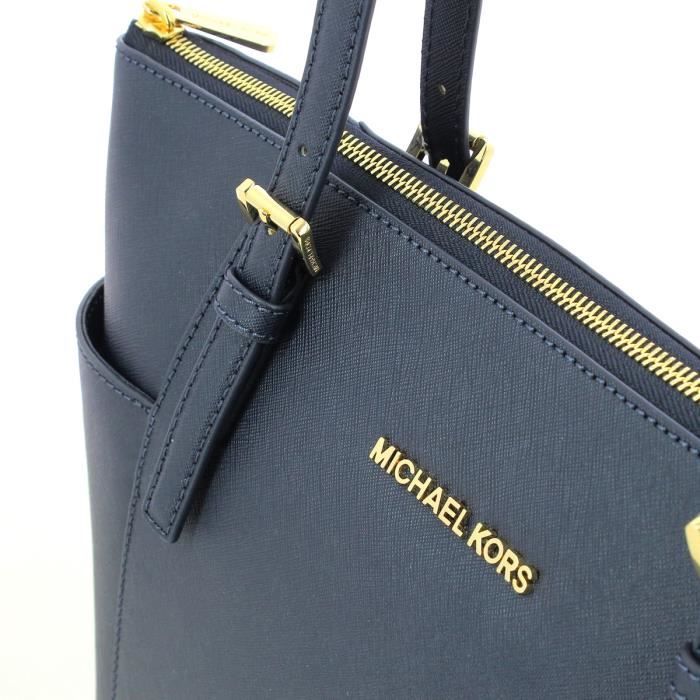 MICHAEL KORS 30F2GTTT8L Sac a Main Jet Set Bleu Amiral Femme Bleu Cdiscount Bagagerie Maroquinerie