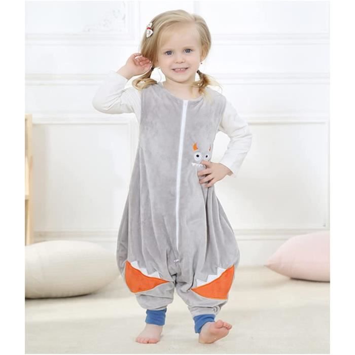 Gigoteuse Bébé,Gigoteuse avec Pieds Unisexe pour Enfants,Bebe Gigoteuse  sans Manche Garçon Fille Pyjama Animal en Flanelle, 2-3 Ans - Cdiscount  Puériculture & Eveil bébé