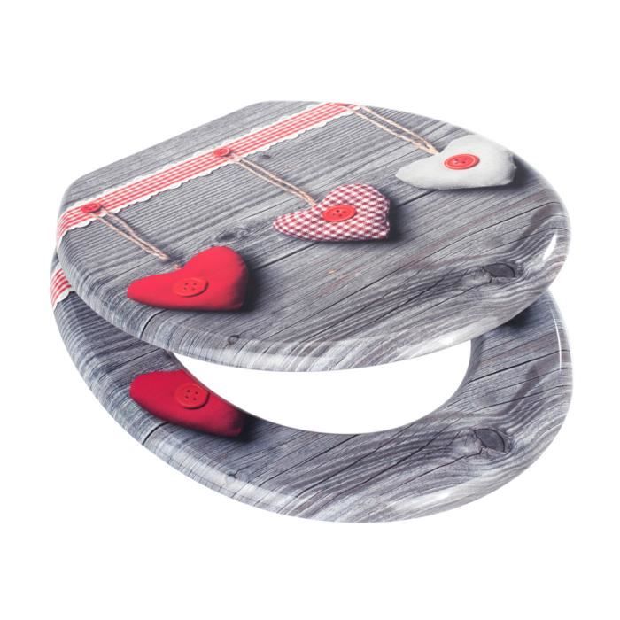 Abattant wc original avec frein de chute top