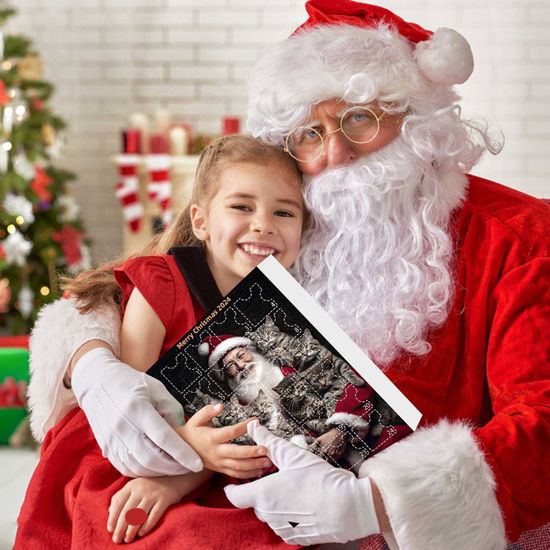 Calendrier De L'Avent 2025 En Forme De Chat - 24 Jours