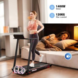 Tapis De Course ISE SY-T2702 - Noir, Usage Domestique, Inclinaison 12%, 12 Km/h