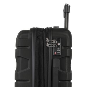 Lot De 2 Valises Cabine Airport XS - 45cm - ABS - Noir - Neuves