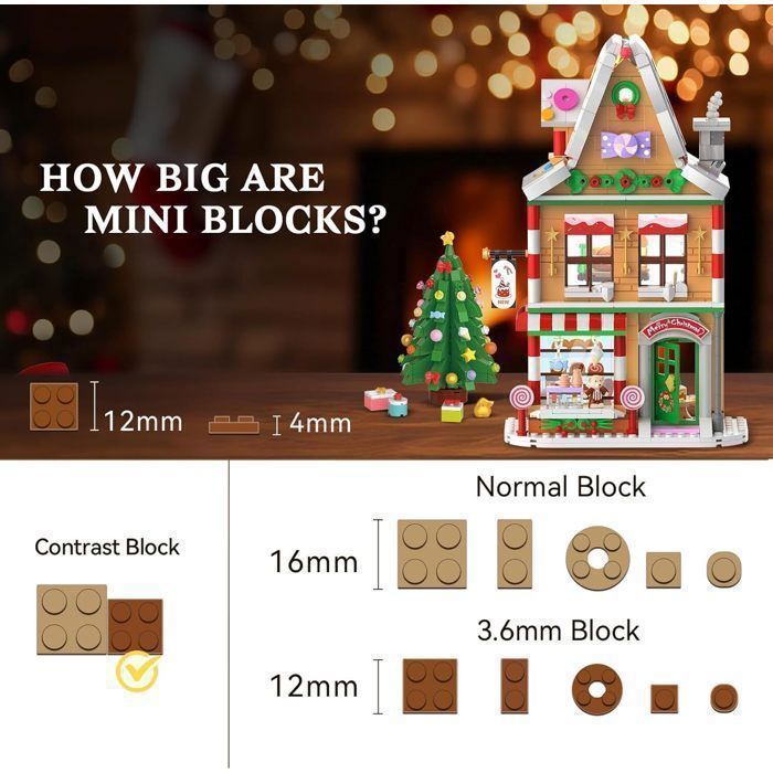 Calendrier De L'Avent 2024 Blocs De Construction MOEMOE BABY - 1099 Pièces - 6 Modèles En 1 - Jouet Noël Enfants 3 Ans Et Plus - 3