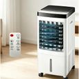 Ventilateur de refroidissement, petit climatiseur portable à eau pour usage domestique 3 vitesses Blanc