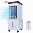 Climatiseur Mobile 15L, Ventilateur 3 Vitesses 3 Modes Vent 7.5h Minuterie 120° Oscillation Télécommande LED Pour Maison Bureau