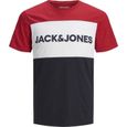 JACK & JONES T-Shirt Rouge Tango Homme-0