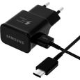 Samsung Chargeur secteur rapide noir USB Type C-0