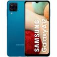 Téléphone mobile SAMSUNG GALAXY A12 de couleur bleue, double SIM, 4G, écran de 6,5 pouces avec panneau LCD et résolution HD + de-0