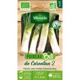 Graines potagères - VILMORIN - Poireau de Carentan 2 bio - Précoce - Rustique - Gros fût-0