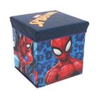 Pouf Coffre de rangement à jouets Spiderman chambre enfant garçon banc malle Box Marvel