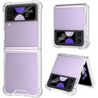 BOOLING Coque pour Samsung Galaxy Z Flip 4 - Silicone TPU - Antichoc - Transparent - Slim - Résistant aux rayures
