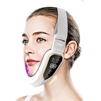 COMME MONTRÉ - Appareil de massage facial EMS V lifting du visage pour double ruisseau mésothérapie radio