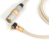RCA mâle-XLR mâle - 0.75m - Câble Audio Hi-fi Xlr Vers Rca Mâle À 3 Broches, Pour Amplificateur, Console De M