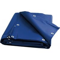 Bâche de terrasse - Haute qualité - Bleue - 2x3m - PVC 680g/m²